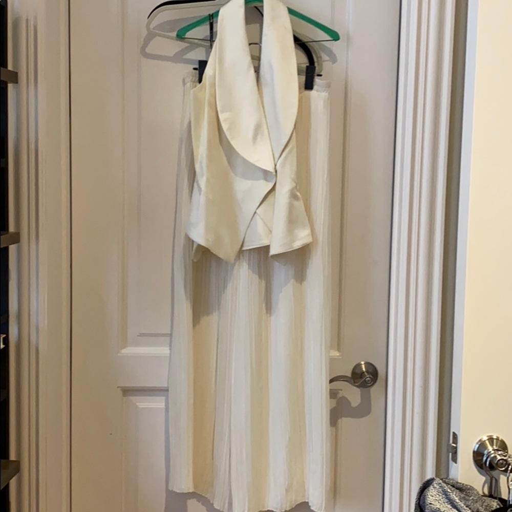 Vintage white pant suit